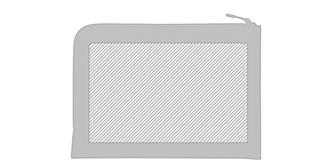 Pochette ordinateur 15.6"minimaliste Viscer - Marquage Verso