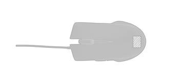 Souris gaming RGB en matière ABS Housy - Impression Bas