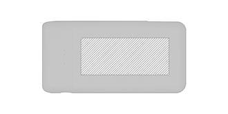 Batterie de secours haute densité de 5 000 mAh Odo - Marquage Recto