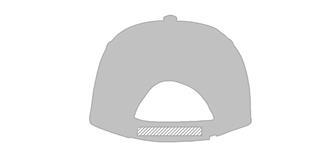 Casquette 5 panneaux 100% coton doux Fenik - Impression sur langette casquette