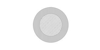 Chargeur sans fil 5W rond en bambou Charg - Marquage Recto