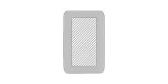 Powerbank en ABS 10.000 mAh 18W PD Urban - Marquage Recto