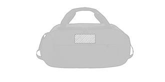 Sac de sport moderne en plastique PET Tresy - Impression Haut