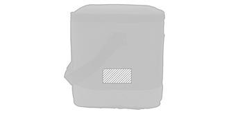 Sac isotherme de grand taille en plastique PET Sye - Impression Gauche