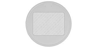 Chargeur sans fil forme ronde Fast - Marquage Recto