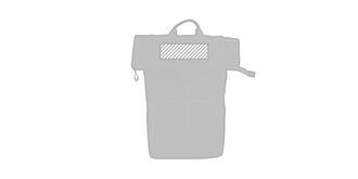 Sac à dos ordinateur résistant en plastique Hyes - Impression Haut