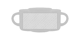 Mug élégant de 280 ml en céramique Vinty - Marquage autour