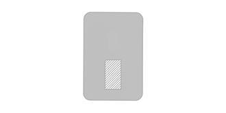 Porte-cartes magnétique en plastique PU Weray - Marquage Verso