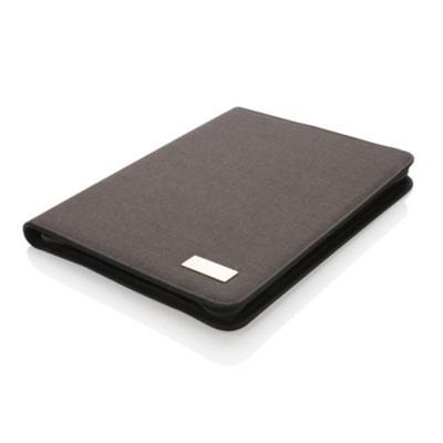 Conférencier technique A4 à fermeture zippée Dego Noir