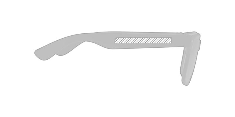 OBG.PUB - Lunettes en plastique PP anti-lumière bleue Vasrye - Marquage branche droite Lunettes en plastique PP anti-lumière bleue Vasrye - Marquage branche droite