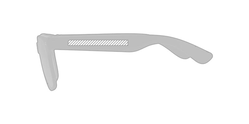 OBG.PUB - Lunettes en plastique PP anti-lumière bleue Vasrye - Marquage branche gauche Lunettes en plastique PP anti-lumière bleue Vasrye - Marquage branche gauche