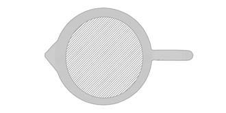 Carafe d'eau 1,2L en verre avec couvercle Kioto - Impression Haut