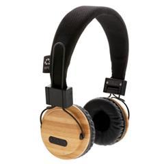 OBG PUB - Casque audio sans fil en bambou Mayfes