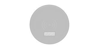 Enceinte avec chargeur à induction en bambou Vryno - Impression Haut