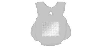 Sac à dos isotherme en polyester/polyéthylène Toy - Impression Haut