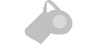 Sac isotherme en polyester noir 600D/bois Splite - Impression Haut