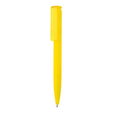 Stylo à bille rétractable en plastique ABS Vegra Jaune
