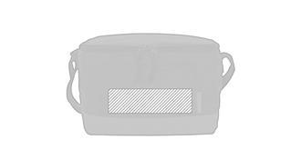 Sac isotherme en matière PET recyclé Tarpy - Marquage Recto