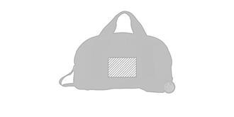 Trolley avec poche en polyester/polypropylène Wili - Marquage Verso