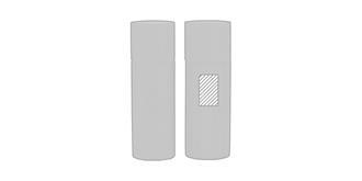 Set poivre et sel en bambou stylé et élégant Khuno - Impression arrière en bas