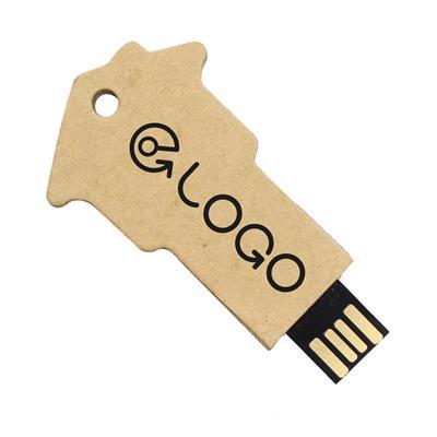 Clé USB en fibre de blé personnalisable Maison
