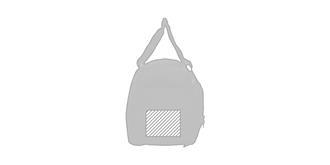 Sac de sport avec poche en polyester 600D Nickey - Impression Droite