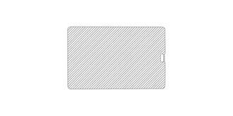 Clé USB en fibre de blé CreditCard - Marquage Recto