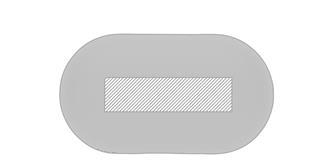 Oreillettes Bluetooth en plastique ABS Crokys - Impression Haut