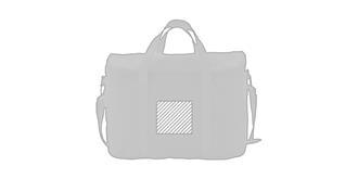 Sacoche en toile pour ordinateur 15" en 600D Skand - Marquage Verso