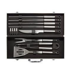 OBG PUB - Set de 12 pcs pour barbecue en coffret aluminium