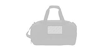 Sac weekend/sport en polyester 900D Korza - Impression avant en haut