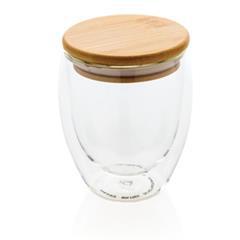 OBG.PUB - Verre de 250 ml avec couvercle en bambou Kasty Verre de 250 ml avec couvercle en bambou Kasty
