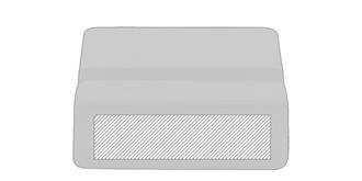 Support téléphone entièrement en bambou Byreas - Marquage Recto