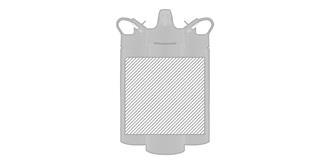 Bouteille d’eau de sport avec paille de 500ml Boxo - Marquage autour