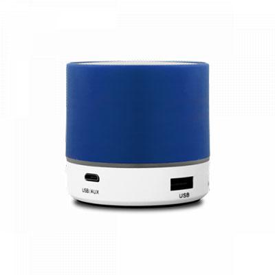 Mini enceinte haut-parleur bluetooth Cylindre Bleu