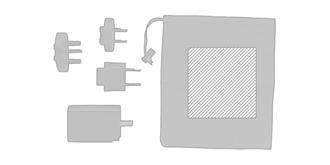 Chargeur USB de Voyage Philips USB 30W Flash - Impression Poche