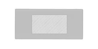 Batterie de secours 10.000 mAh en aluminium Zaes - Marquage Recto