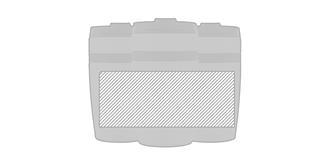 Mug étanche 280 ml à double paroi en acier Sierra - Marquage autour