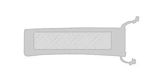 Set de pailles en acier inoxydable Cursye - Impression pochette recto