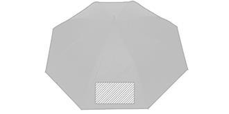 Parapluie 27" bicolore en PET recyclé Cantus - Marquage Recto