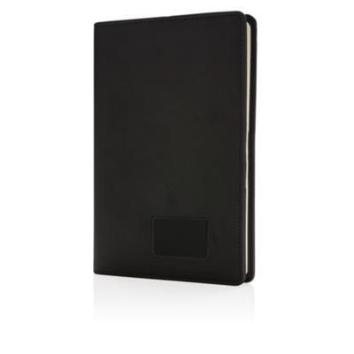 Carnet A5 avec plaque lumineuse Corsan Noir