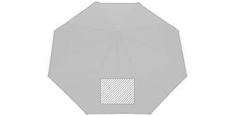 Parapluie 21" automatique en rPET 190T saltus - Marquage Recto