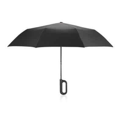 OBG.PUB - Parapluie en polyester/acier avec poignée Rondos Noir Parapluie en polyester/acier avec poignée Rondos Noir