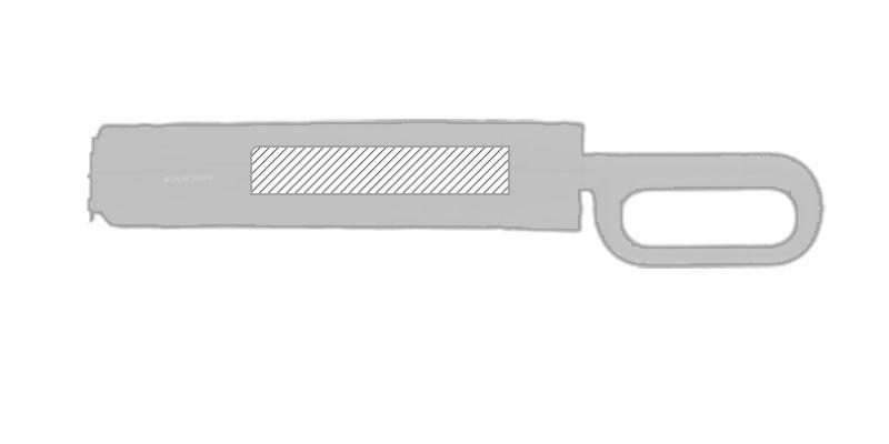 OBG.PUB - Parapluie en polyester/acier avec poignée Rondos - Impression Poche Parapluie en polyester/acier avec poignée Rondos - Impression Poche