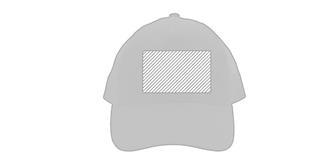 Casquette routier de 5 panneaux en coton Pajero - A l'avant