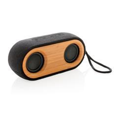 OBG PUB - Double enceinte en bluetooth puissante Bamboo
