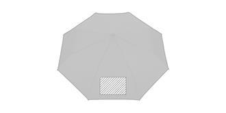 Mini parapluie 21" à ouverture automatique Zombi - Marquage Recto