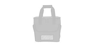 Sac isotherme large en polyester 600D Kranji - Impression Bas