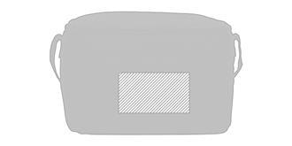 Sac isotherme en PET avec poche devant Sab - A l'avant