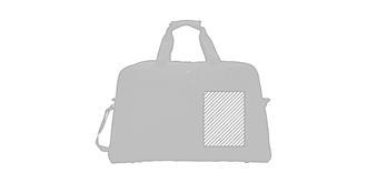 Sac de sport avec ouverture type valise Dopro - impression avant coté droite